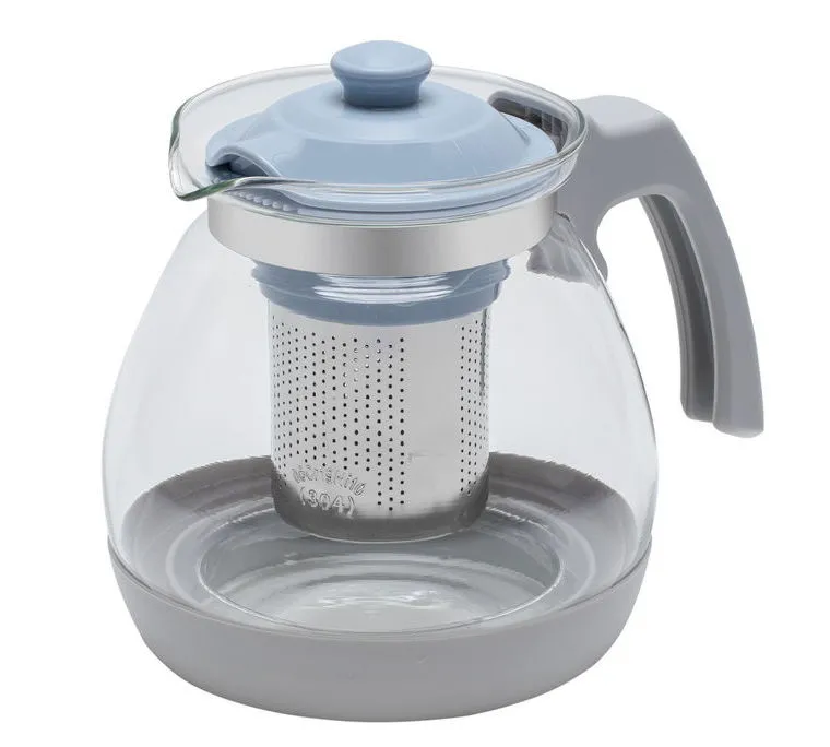 Ceainic cu infuzor RESTO 90510, 1,2L, Gri