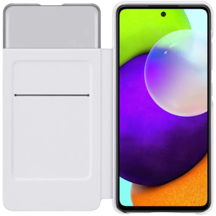 Husă tip carte Samsung S View Wallet Cover Galaxy A52, White 