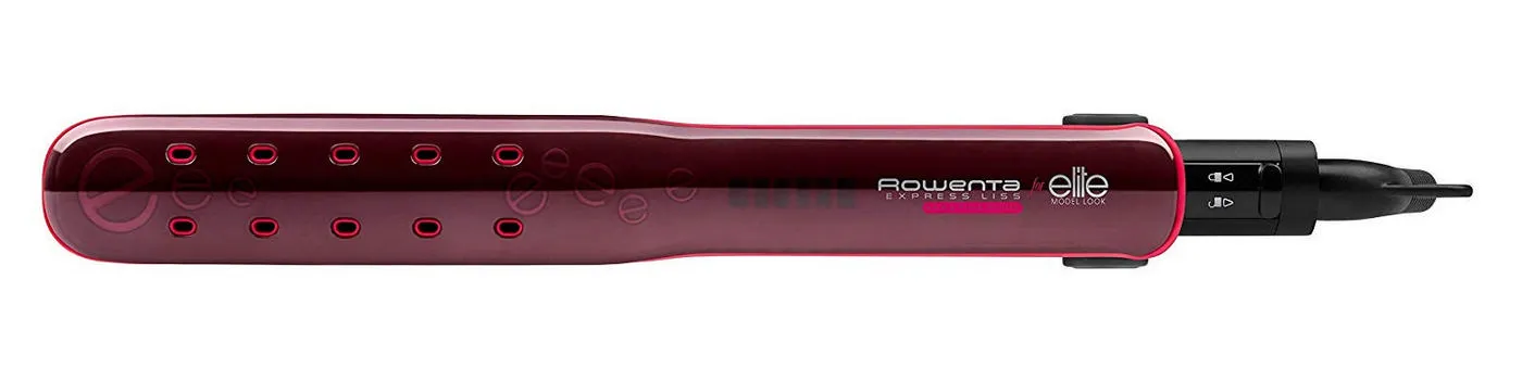 Placă de îndreptat părul Rowenta Express liss SF4012F0, Negru | Roz