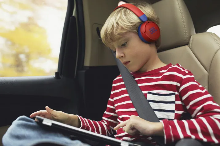 Căști JBL JR310BT, Roșu