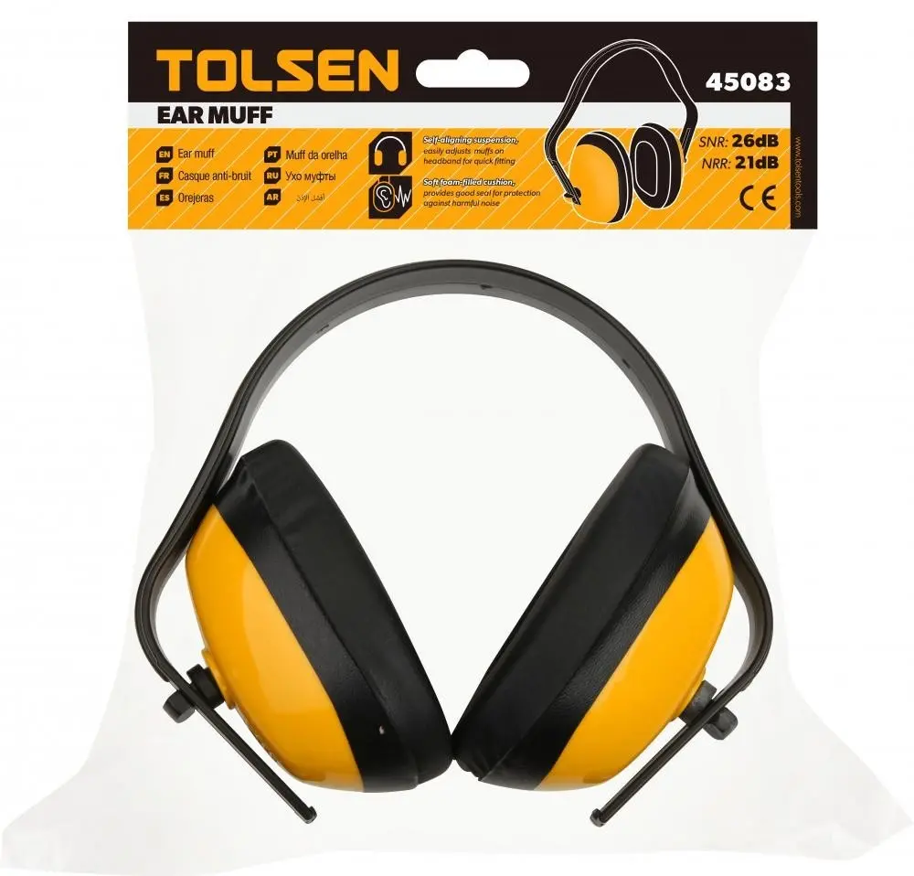 Casti de protectie fonica TOLSEN 26db