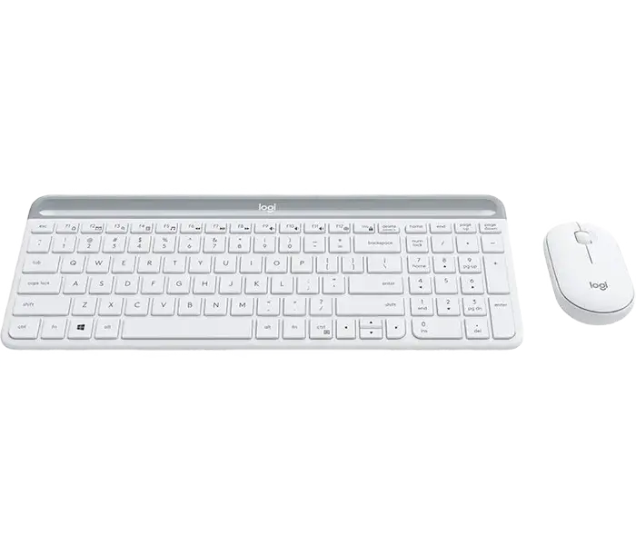 Set Tastatură + Mouse Logitech MK470, Fără fir, Alb
