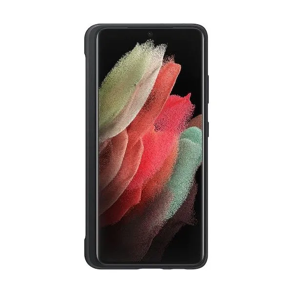 Husă Samsung Galaxy S21 Ultra Silicone Cover with S-Pen, Negru