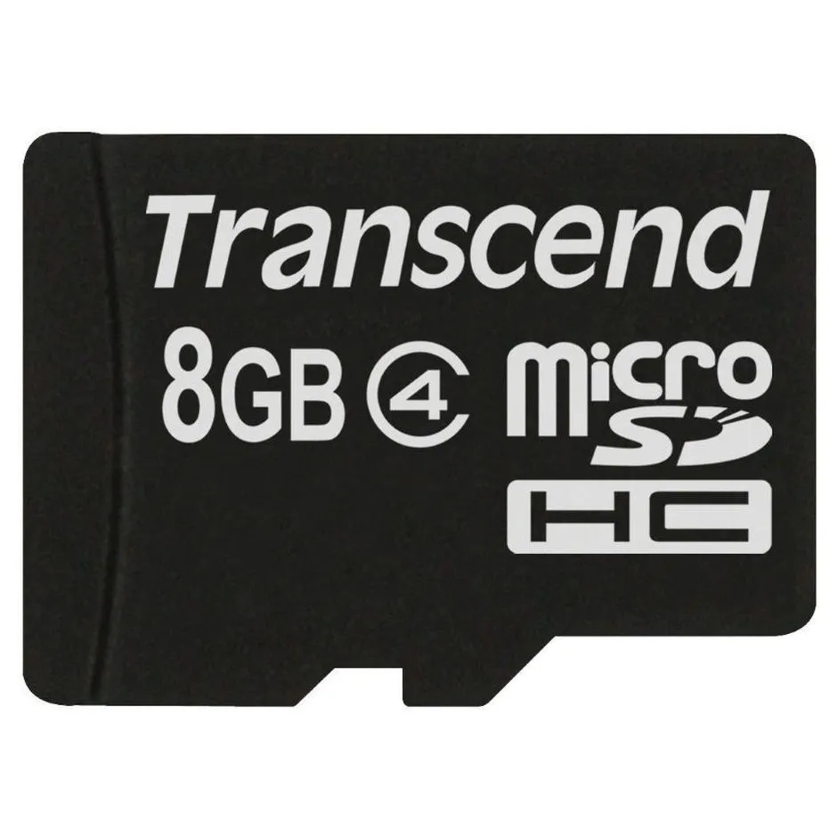 Card de Memorie Transcend microSDHC Class 4, 8GB (TS8GUSDC4)