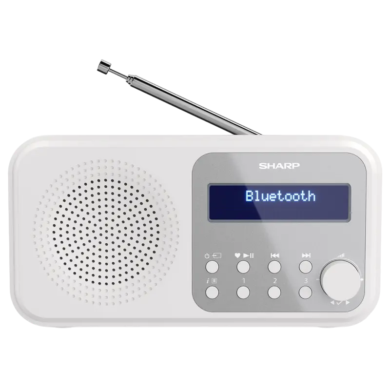 Radio portabil Sharp DR-P420WHV01, Alb