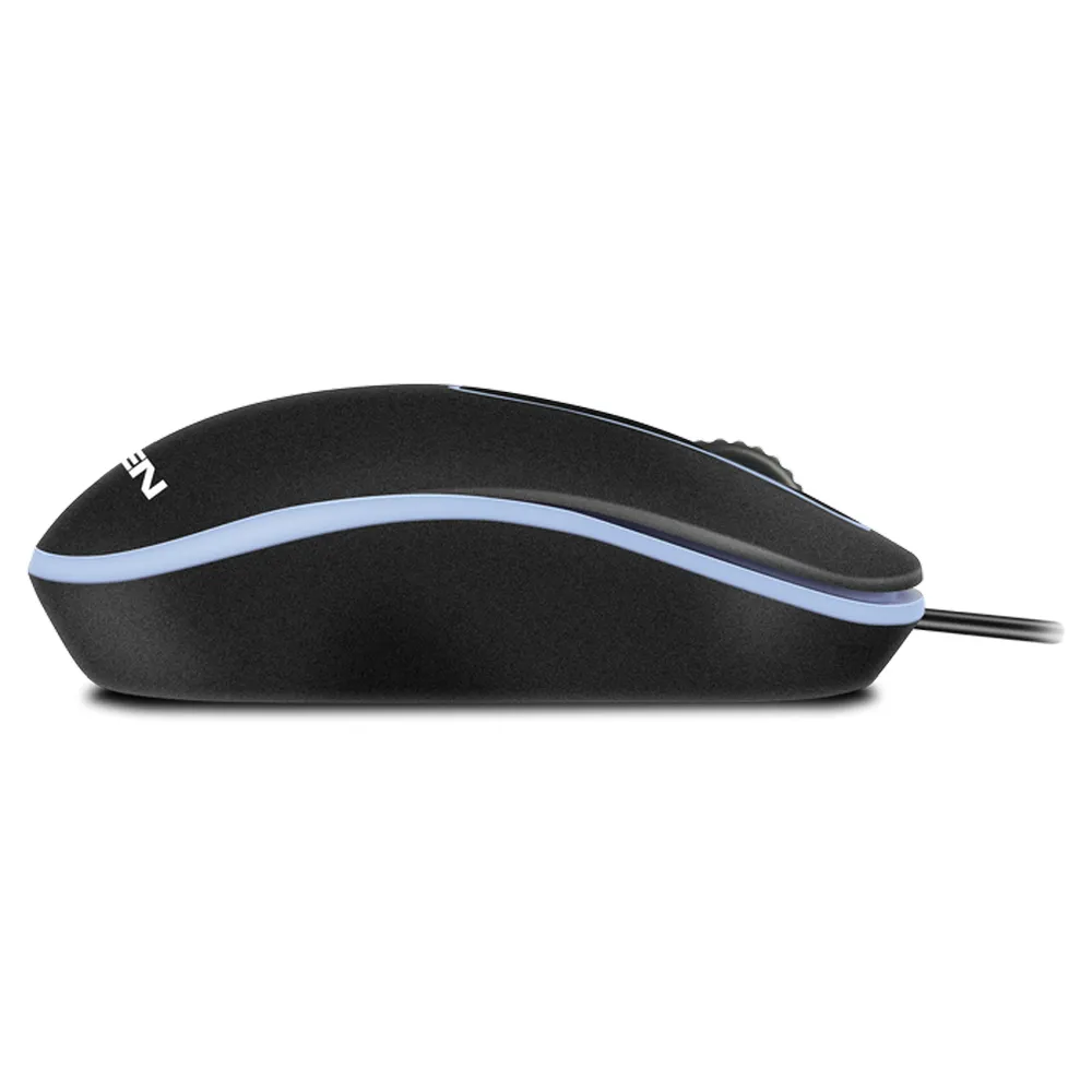 Mouse SVEN RX-90, Optical, 1000 dpi, 3 buttons, Ambidextrous, Black, USB                           
