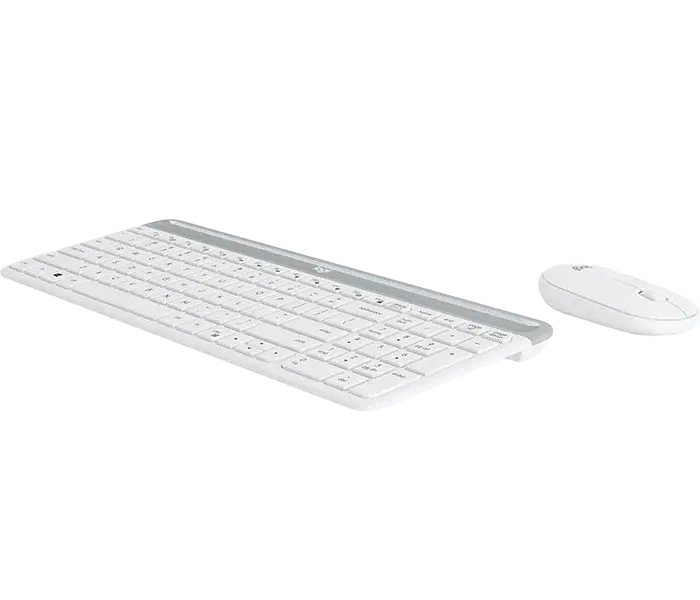 Set Tastatură + Mouse Logitech MK470, Fără fir, Alb