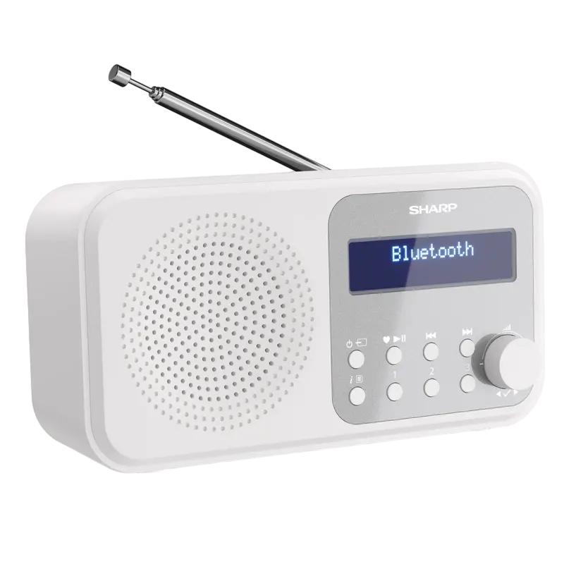Radio portabil Sharp DR-P420WHV01, Alb