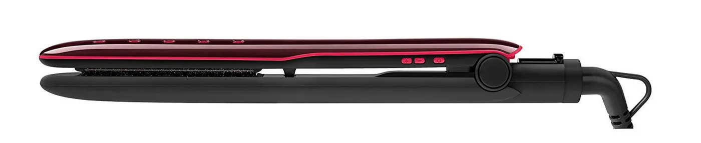 Placă de îndreptat părul Rowenta Express liss SF4012F0, Negru | Roz