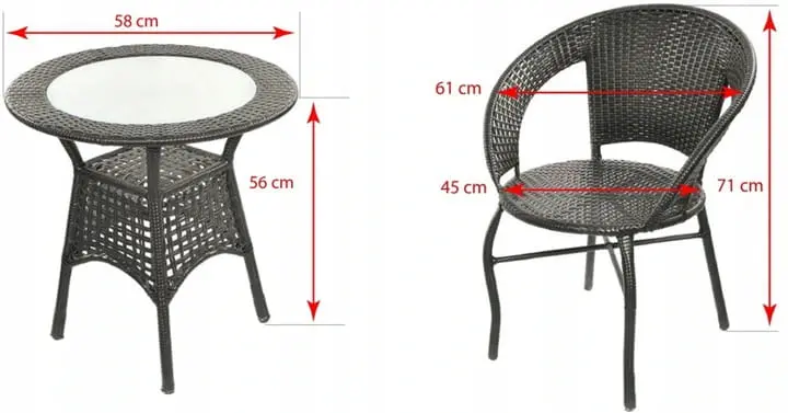 Set mobilier de gradina SATURN JUMI