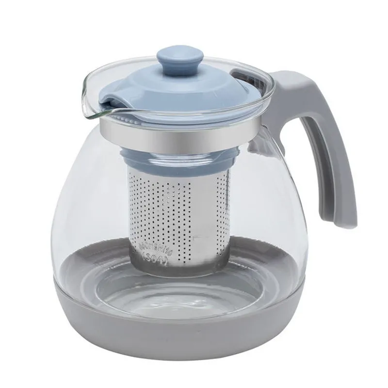 Ceainic cu infuzor RESTO 90510, 1,2L, Gri