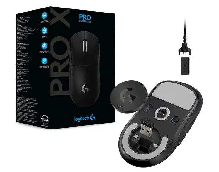 Gaming Mouse Logitech PRO X Superlight, Negru