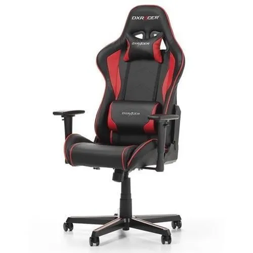 Scaun Gaming DXRacer Formula, PU Piele, Negru/Rosu