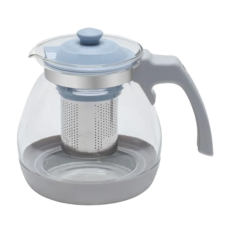 Ceainic cu infuzor RESTO 90510, 1,2L, Gri