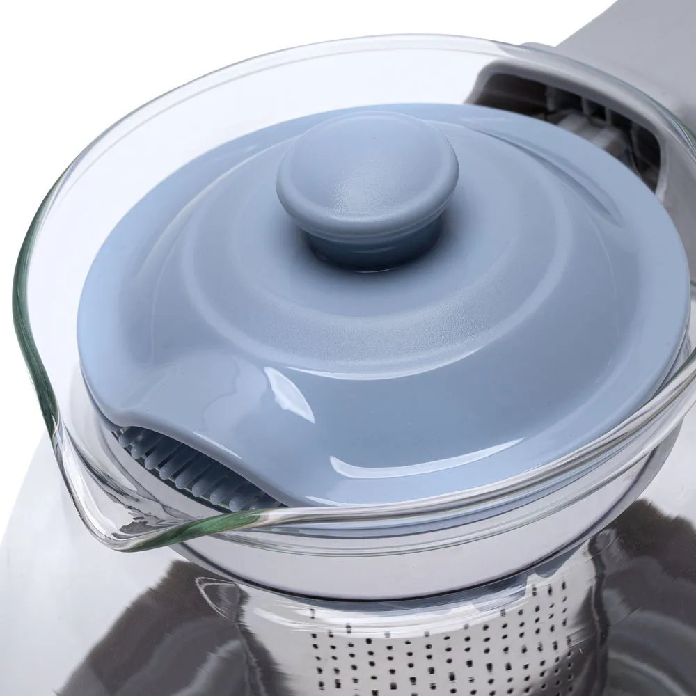 Ceainic cu infuzor RESTO 90510, 1,2L, Gri