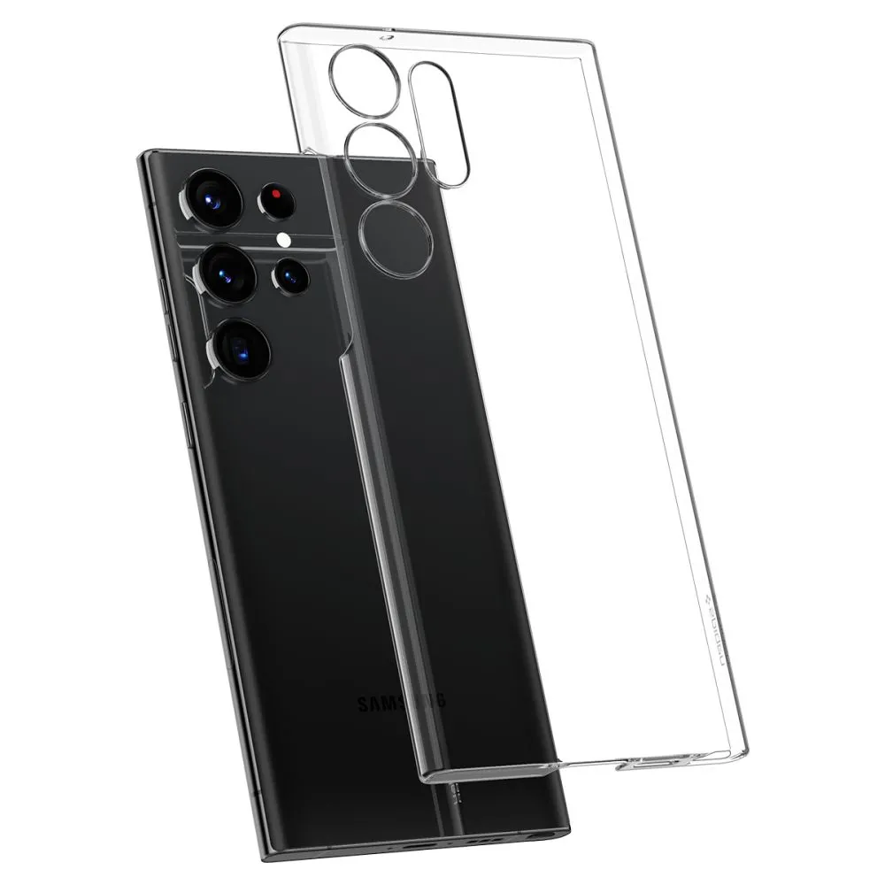 Husă Spigen Samsung S23 Ultra, Airskin, Crystal Clear