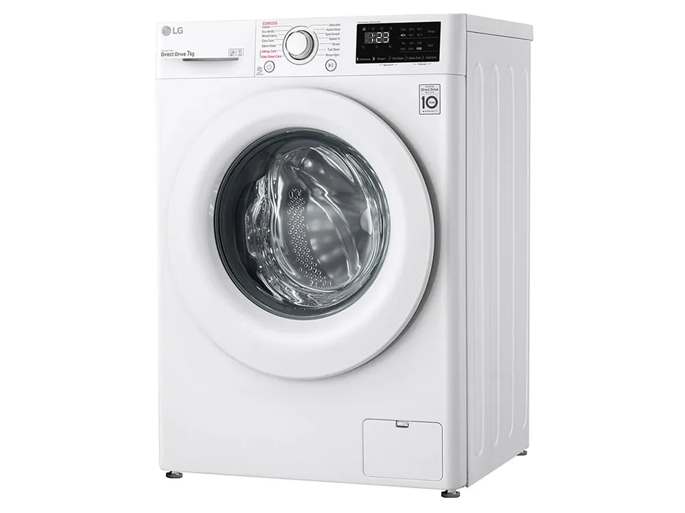 Mașină de spălat LG F2WV3S7S3E, 7kg, Alb