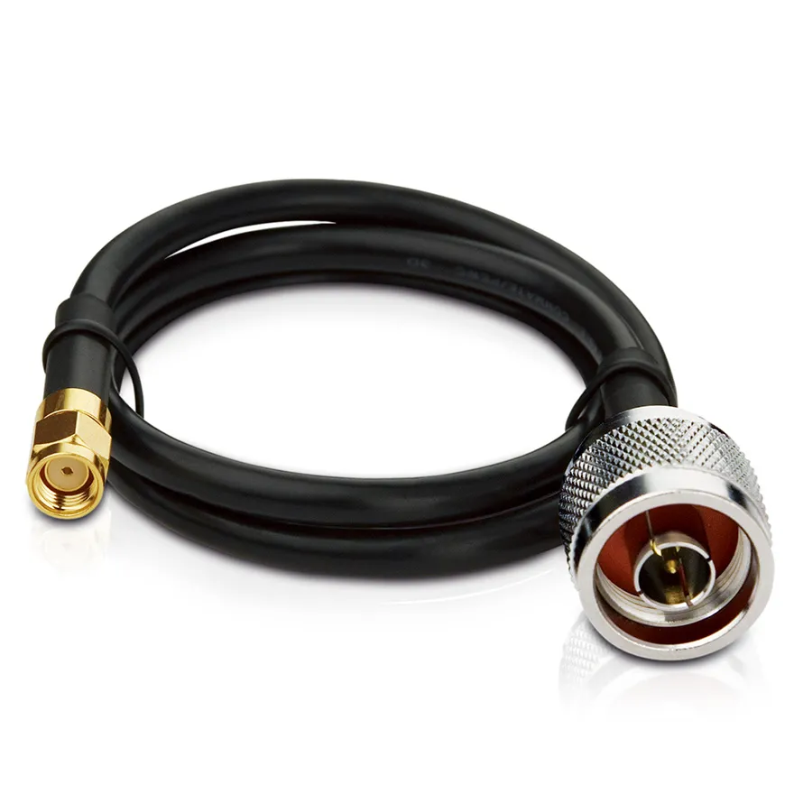 Cablu prelungitor pentru antenă TP-LINK TL-ANT200PT, ~ 6 GHz, Negru