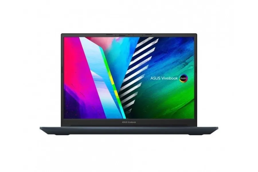 Laptop 14" ASUS Vivobook Pro 14 OLED M3401QA, Quiet Blue, AMD Ryzen 5 5600H, 8GB/256GB, Fără SO