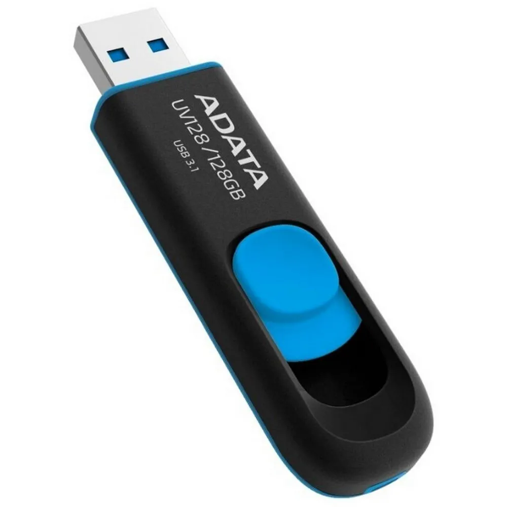 Memorie USB ADATA UV128, 16GB, Negru/Albastru