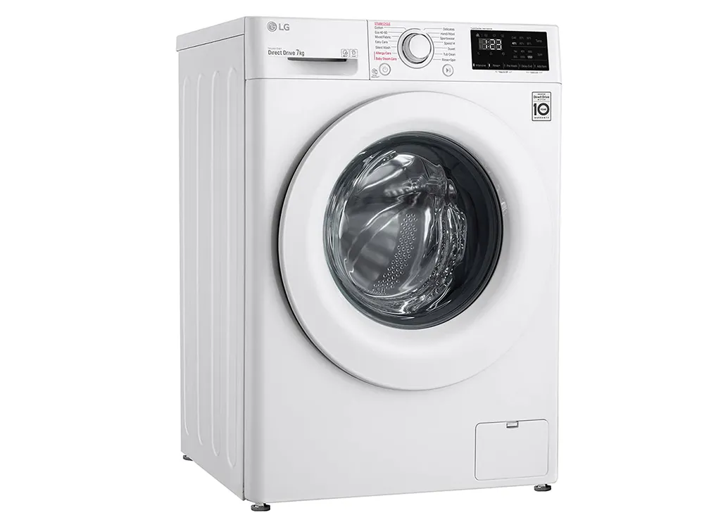Mașină de spălat LG F2WV3S7S3E, 7kg, Alb