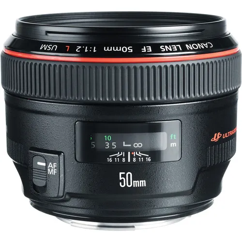 Obiectiv foto Canon EF 50mm f/1.2L USM