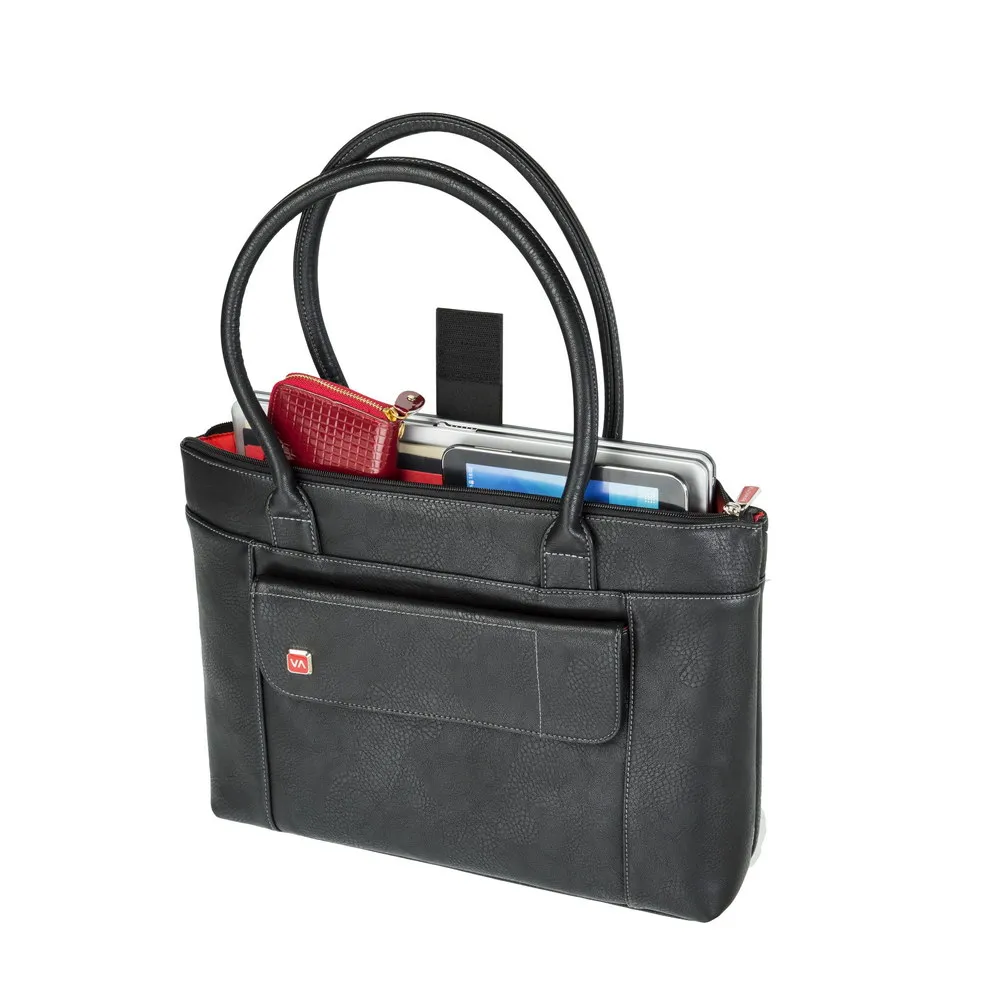 Geantă pentru Laptop RivaCase Orly, 15.6", Poliester, Negru