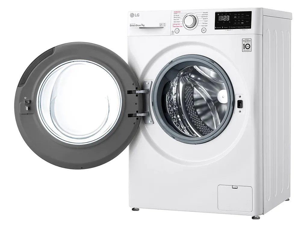 Mașină de spălat LG F2WV3S7S3E, 7kg, Alb