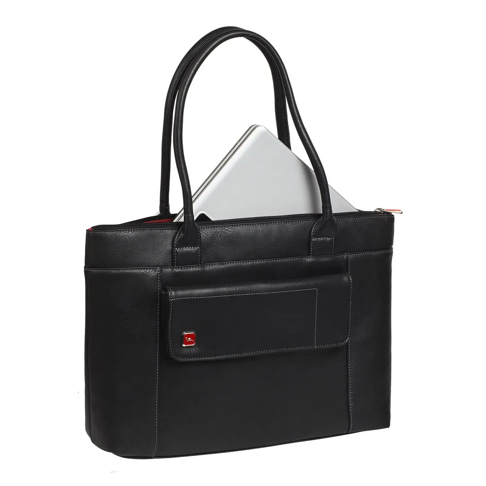 Geantă pentru Laptop RivaCase Orly, 15.6", Poliester, Negru