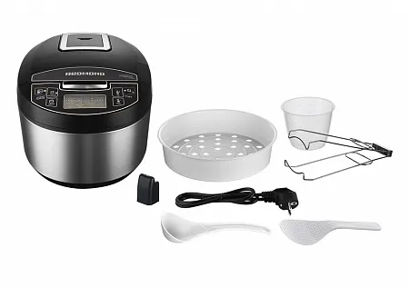 Aparat de gătit multifuncțional Redmond RMC-M4512, Negru / Oțel Inoxidabil