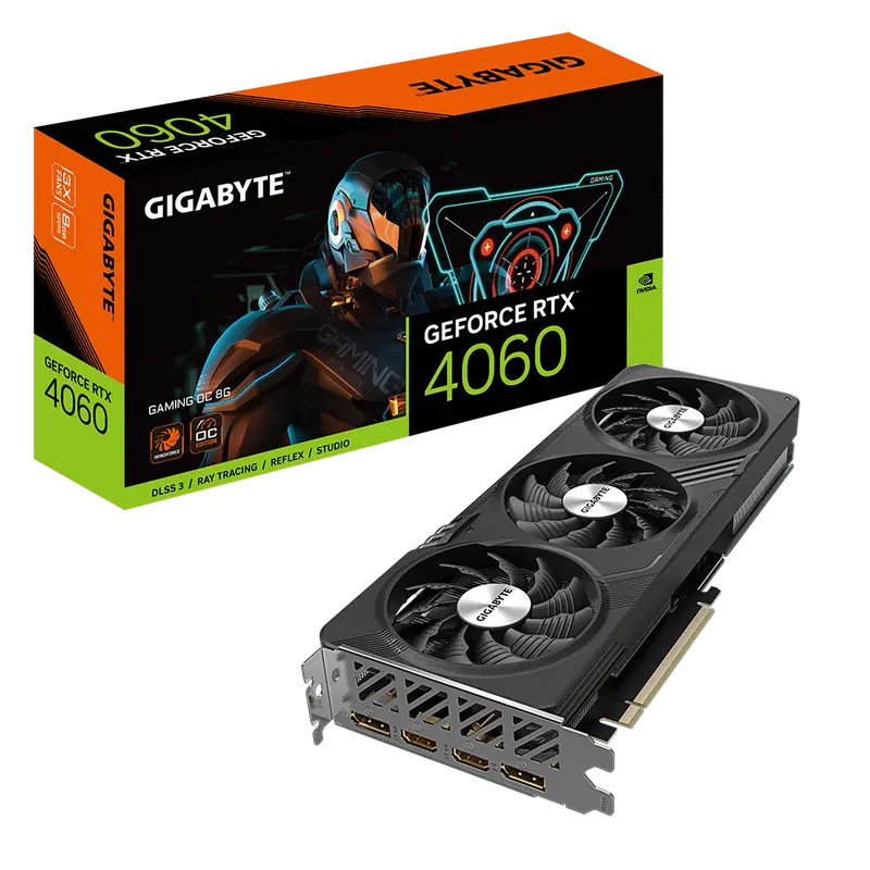 Placă Video Gigabyte GV-N4060GAMING OC-8GD,  8GB GDDR6 128bit (GV-N4060GAMING OC-8GD)