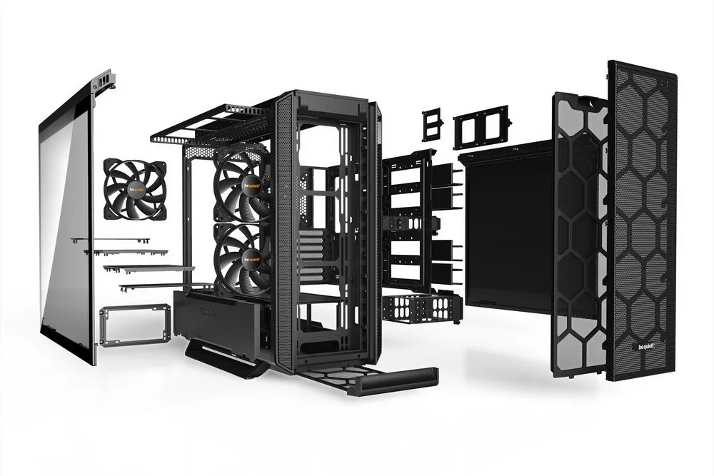 Carcasă PC be quiet! Silent Base 802 Window, Midi-Tower, ATX PS2 , Negru