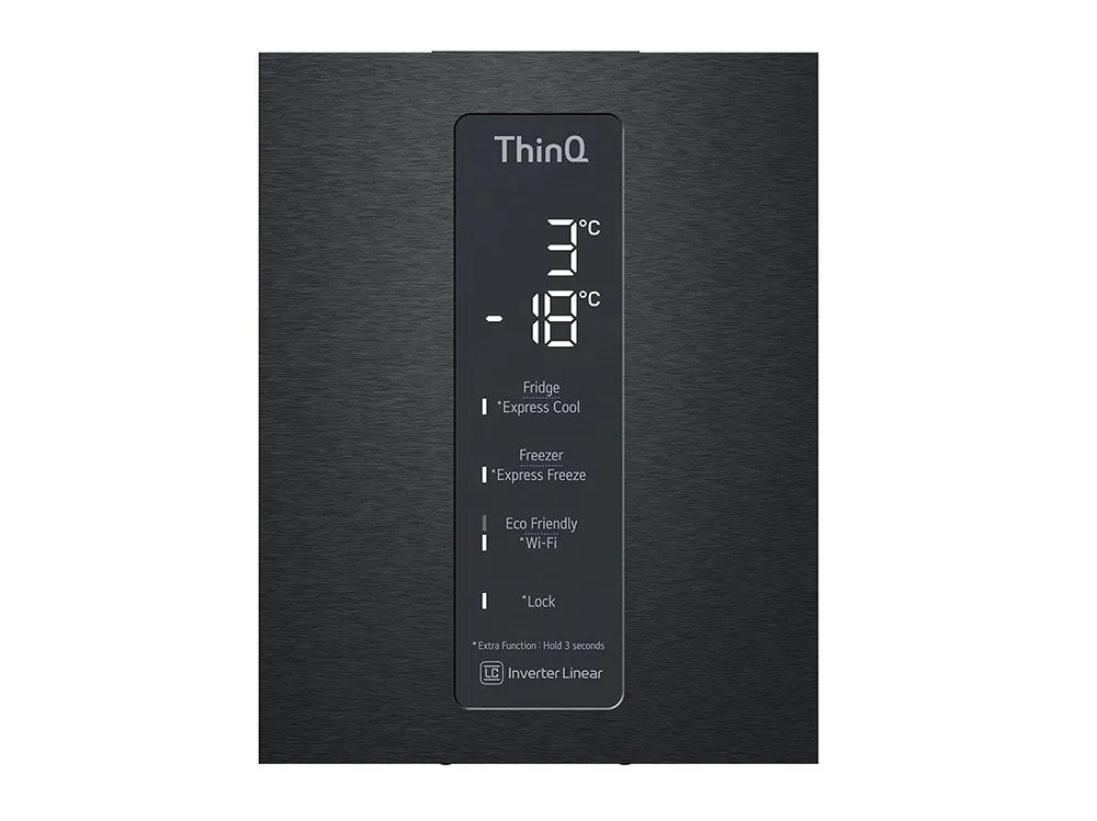 Frigider LG GBB72MCUDN, Negru