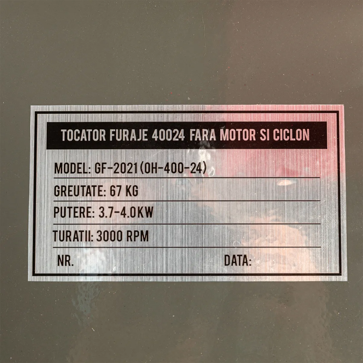 Tocator furaje Micul Fermier electric 4KW + motor GF-1546 