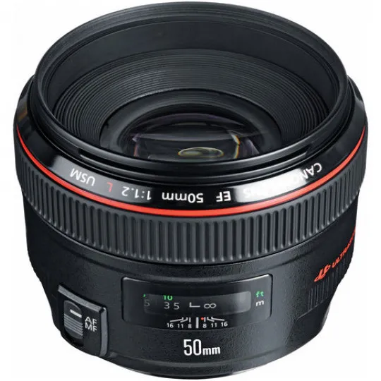 Obiectiv foto Canon EF 50mm f/1.2L USM