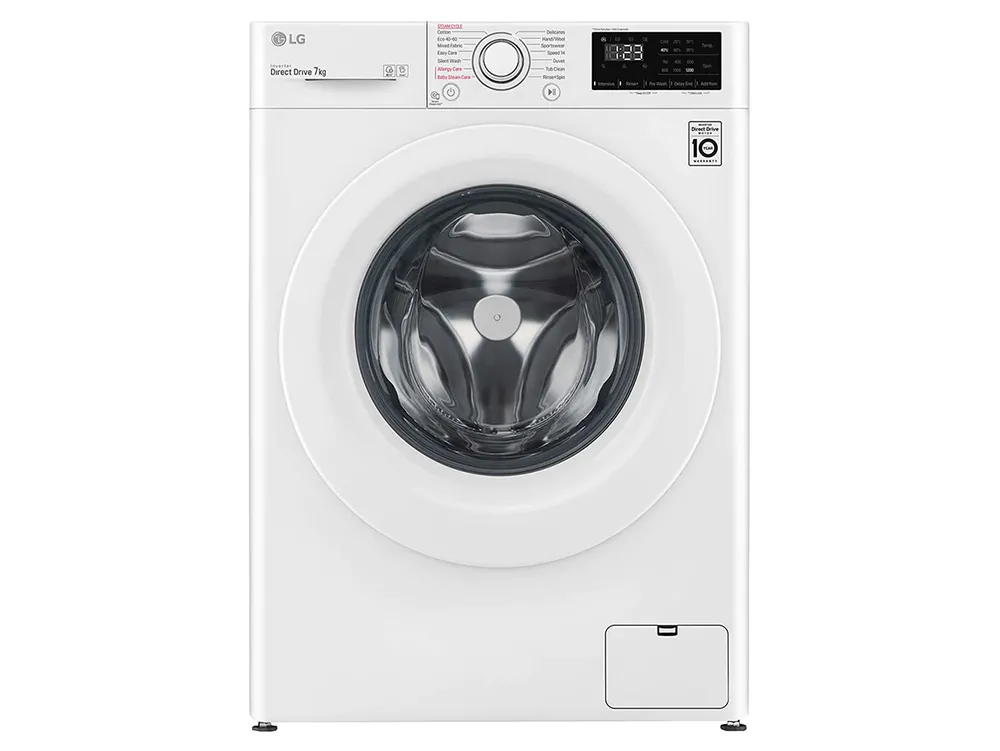 Mașină de spălat LG F2WV3S7S3E, 7kg, Alb