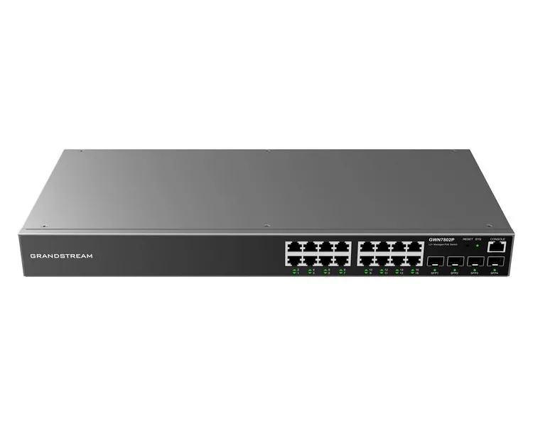 Comutator PoE Grandstream GWN7802P, IEEE 802.3af/at