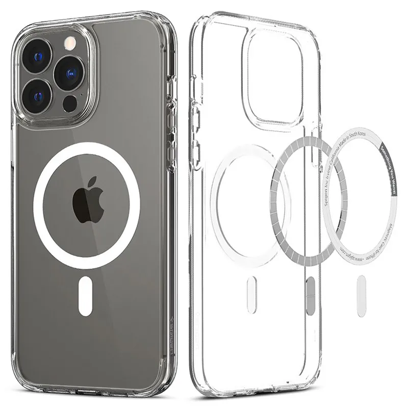 Husă Spigen iPhone 13 Pro, Ultra Hybrid Mag Magsafe, Alb