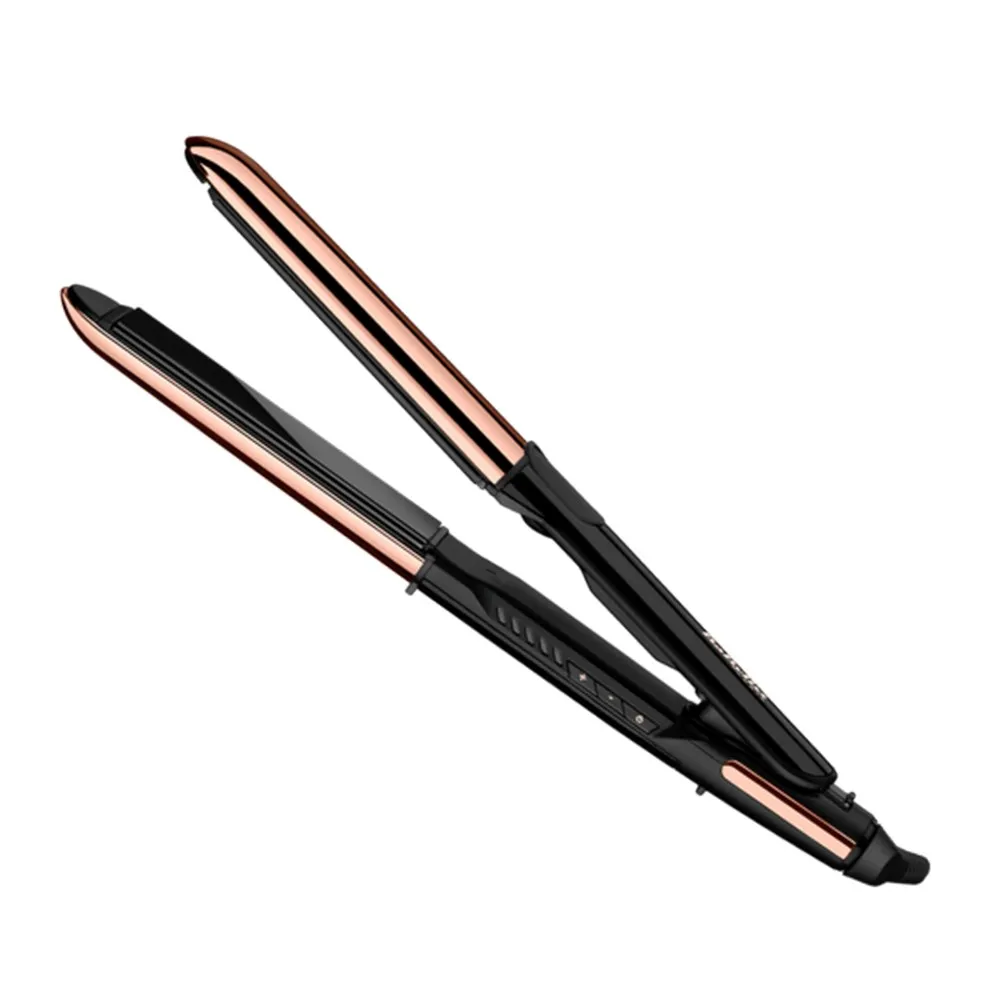 Placă de îndreptat părul BaByliss Straight & Curl Brilliance ST482E, Negru | Auriu