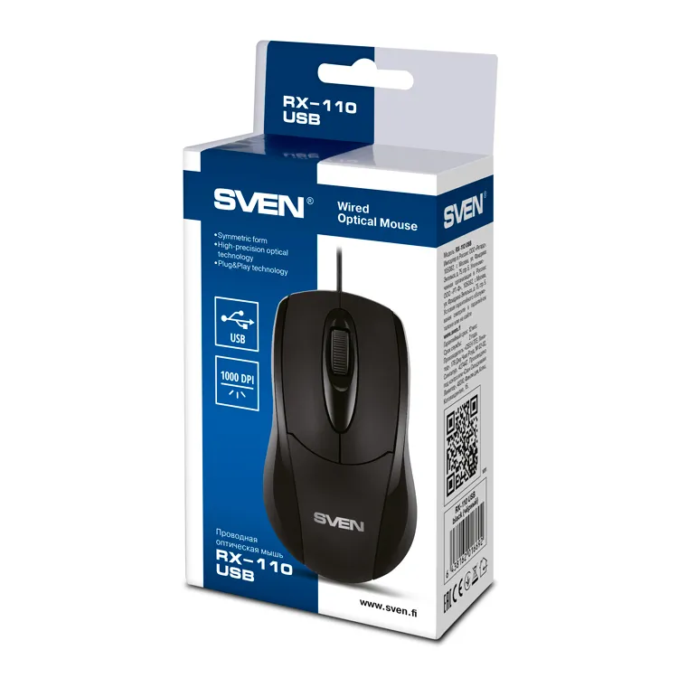 Mouse SVEN RX-110, Negru
