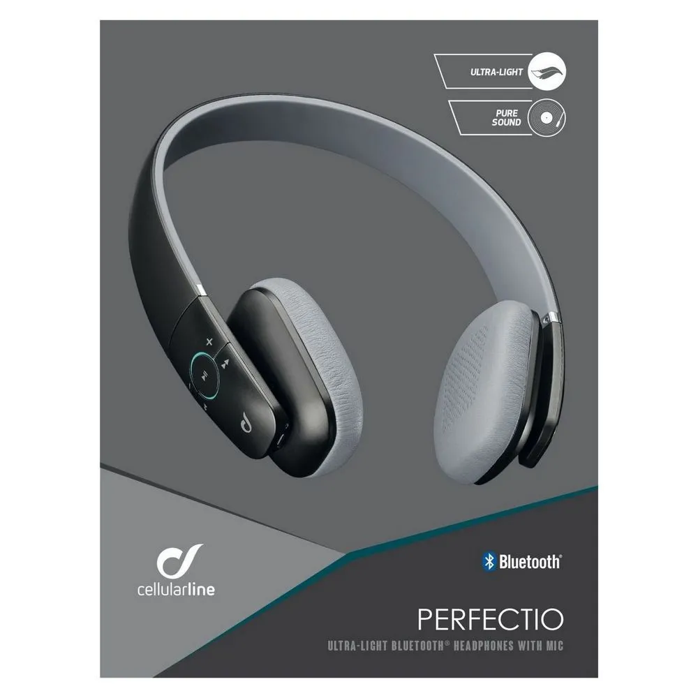 Căști Cellularline Perfectio, Negru