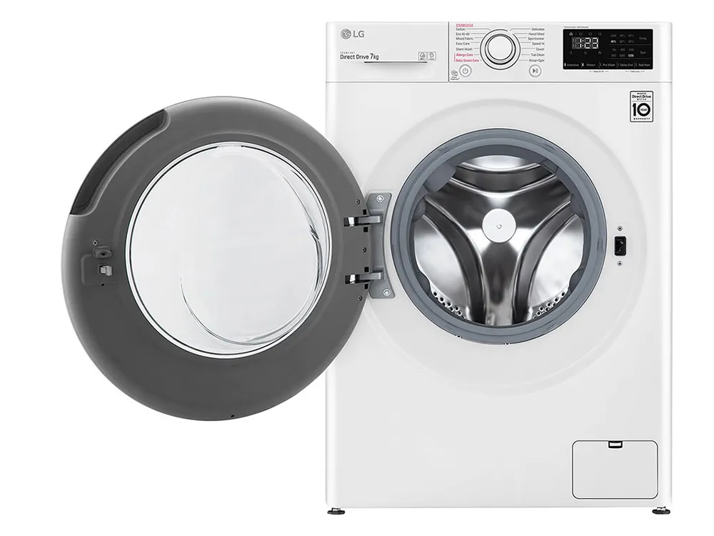 Mașină de spălat LG F2WV3S7S3E, 7kg, Alb