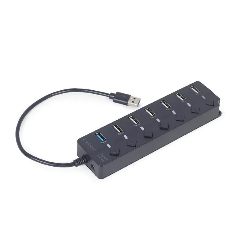 Adaptor Hub Gembird UHB-U3P1U2P6P-01, Negru