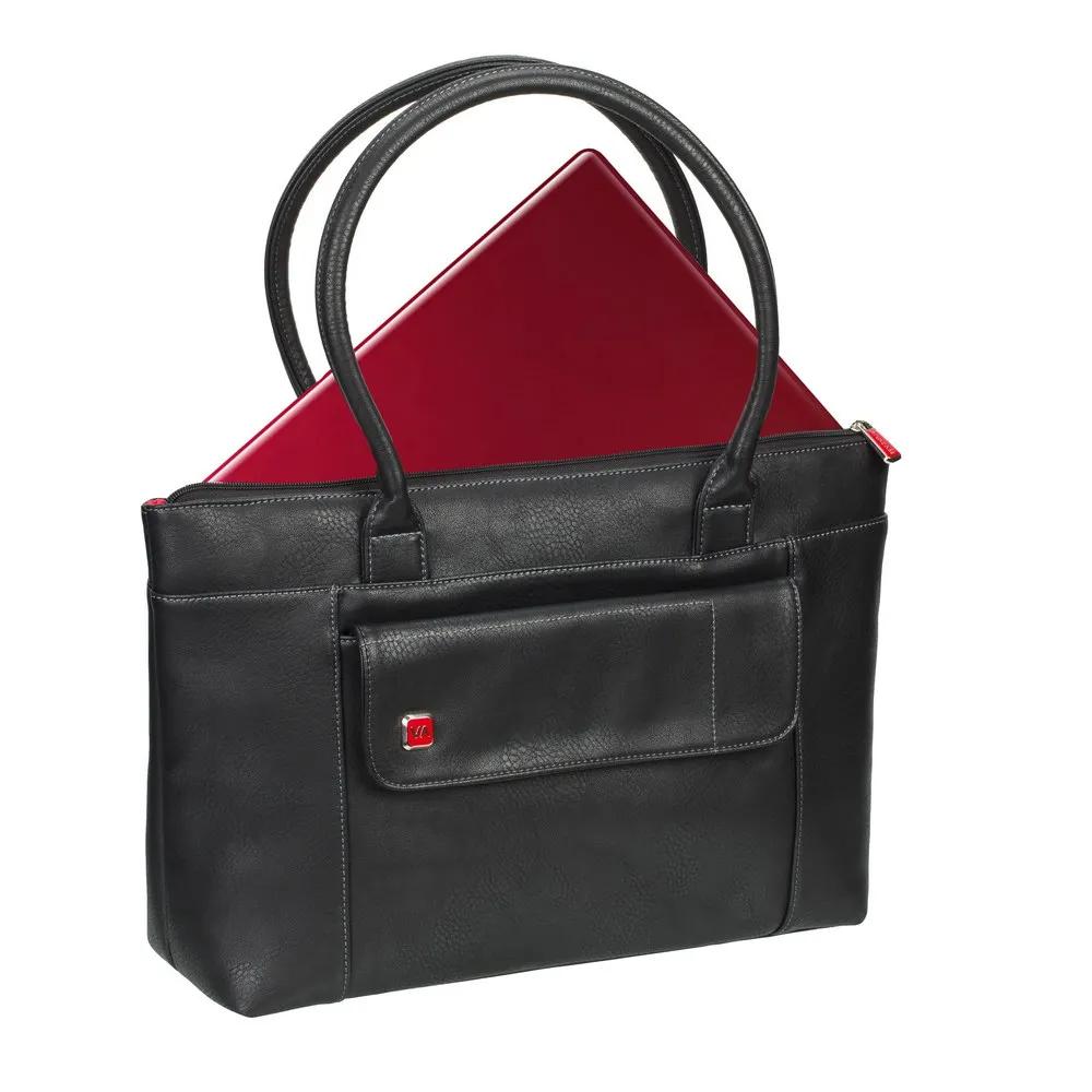Geantă pentru Laptop RivaCase Orly, 15.6", Poliester, Negru