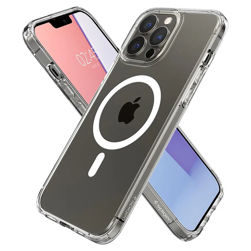 Husă Spigen iPhone 13 Pro, Ultra Hybrid Mag Magsafe, Alb