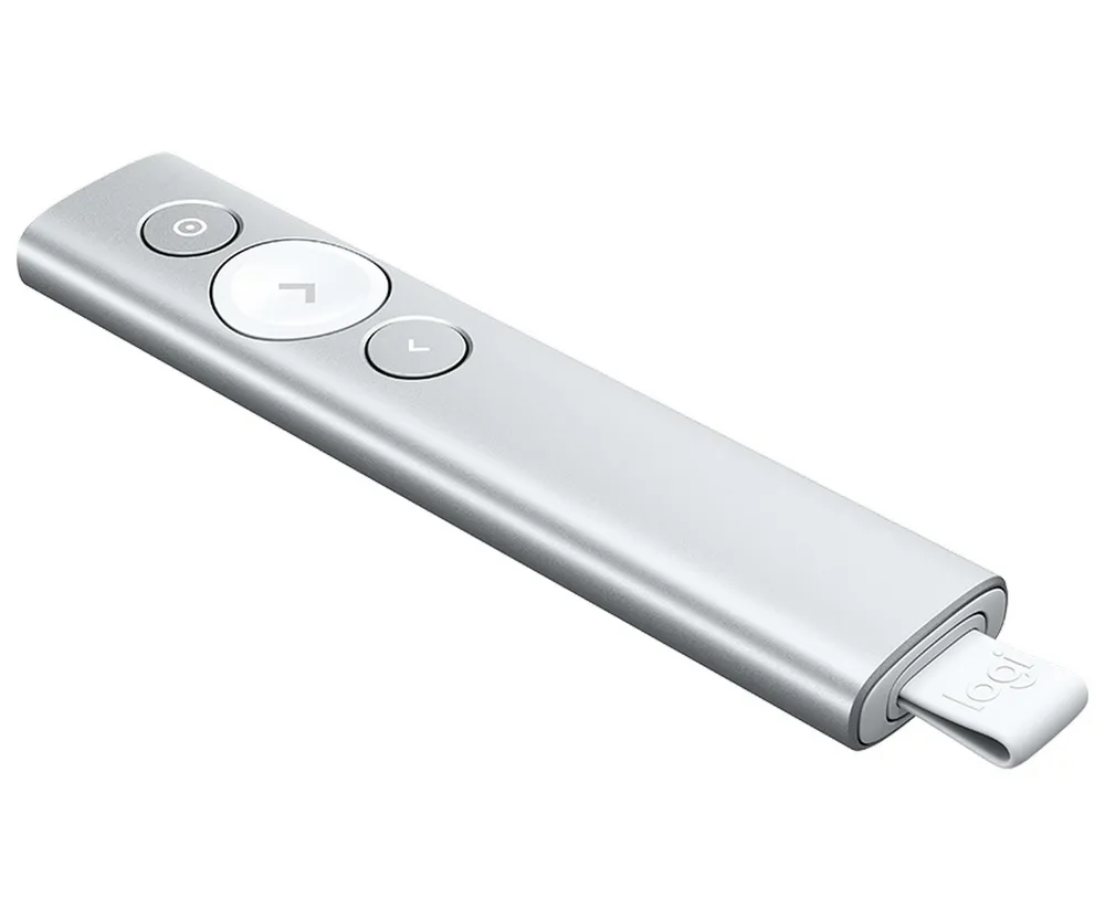 Telecomandă Logitech Spotlight, Gri