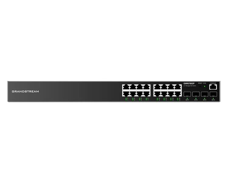 Comutator PoE Grandstream GWN7802P, IEEE 802.3af/at
