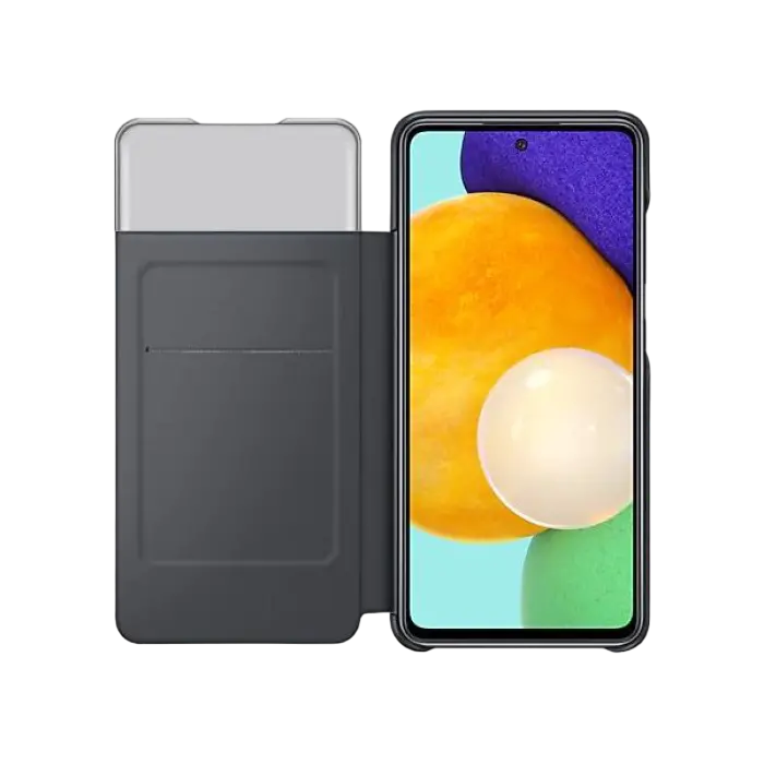 Husă tip carte Samsung S View Wallet Cover Galaxy A52, Negru
