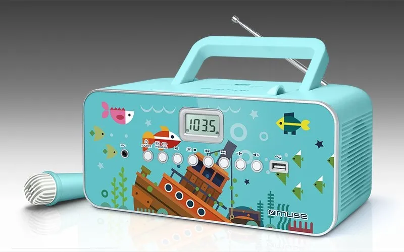 Radio portabil MUSE M-29 KB, Turcoaz