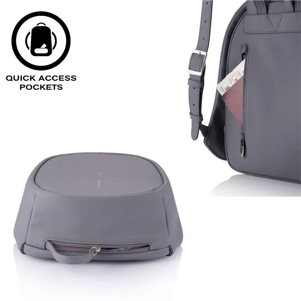 Rucsac pentru tabletă Bobby Elle Fashion, Poliester, Gri închis